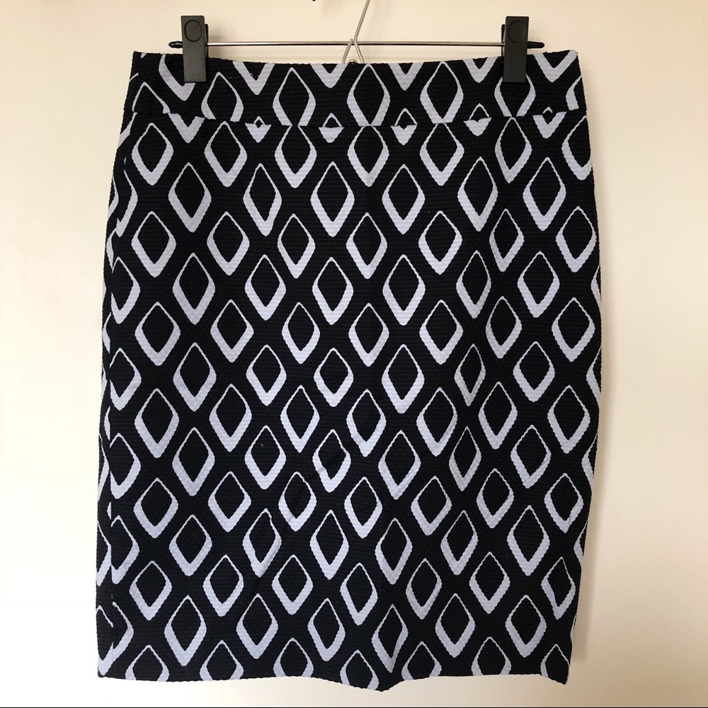 Ann Taylor Navy and Sky Blue Pencil Skirt- TAGS ON